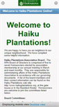 Mobile Screenshot of haikuplantations.org